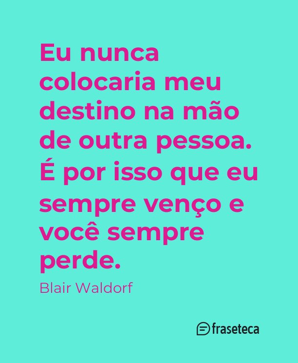 Blair: Se esta aqui para me humilhar Gossip Girl - Pensador